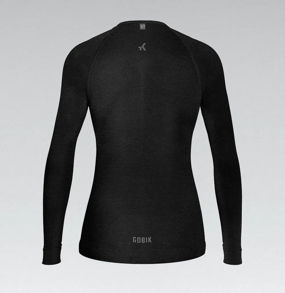 Camiseta Interior Manga Larga Winter Merino Gobik Mujer Coal #2