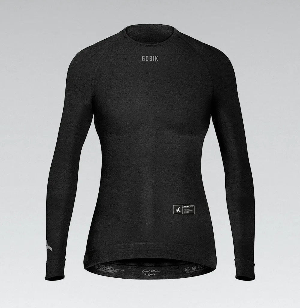 Camiseta Interior Manga Larga Winter Merino Gobik Mujer Coal