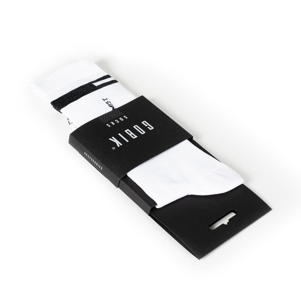 Superb Calcetin Extra Largo Gobik Unisex Horizon Blanco #2