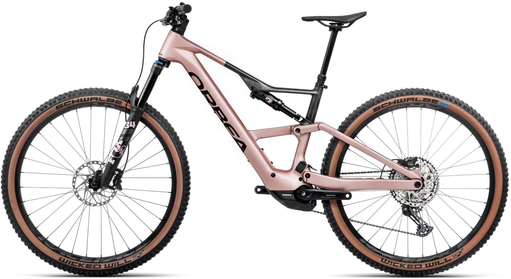 Orbea Rise SL M20 630W 2025 Desert Rose/Carbon Raw Matt #2