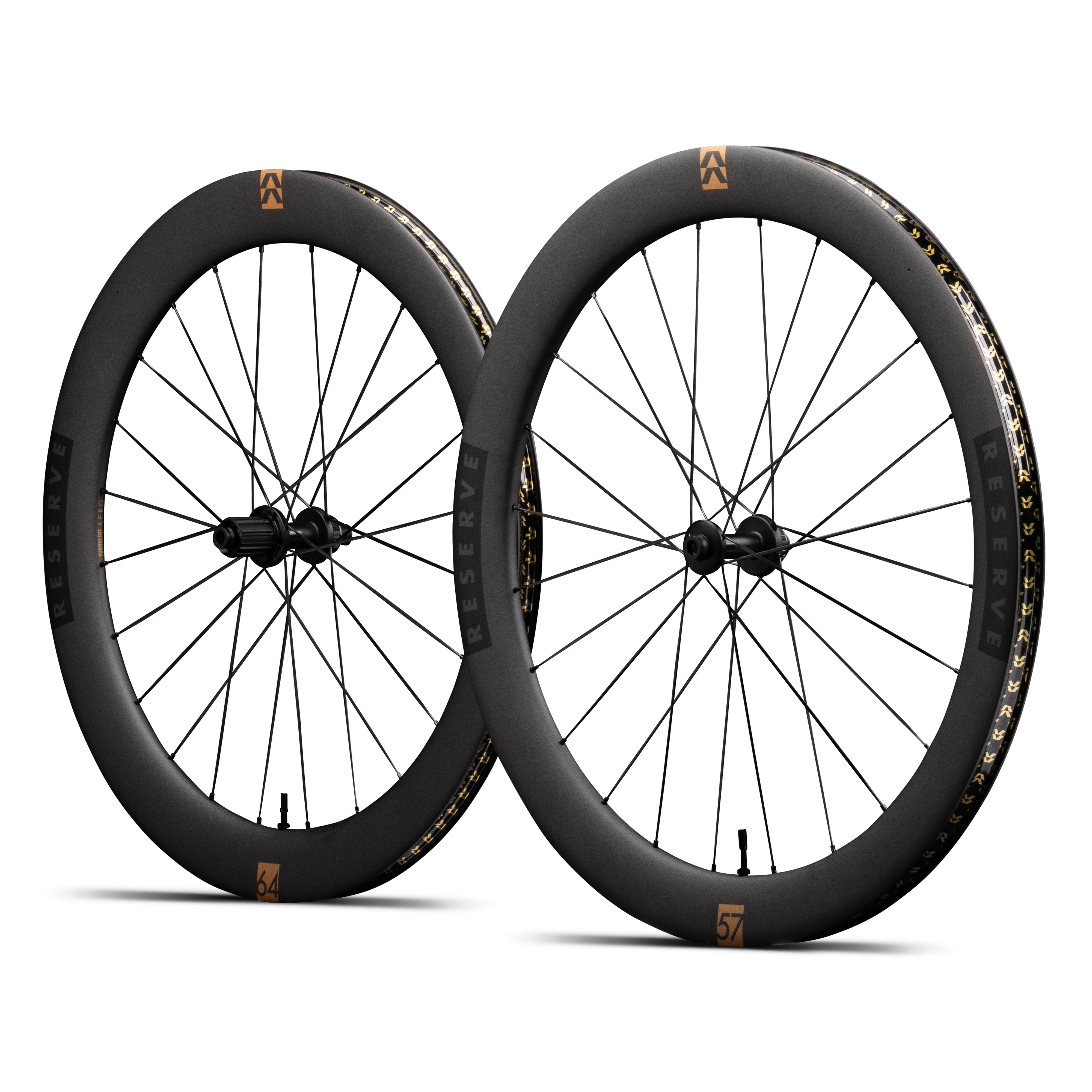 Juego Ruedas Carretera Reserve 57/64 Turbulent Aero DT Swiss 350 XDR Center Lock Negro