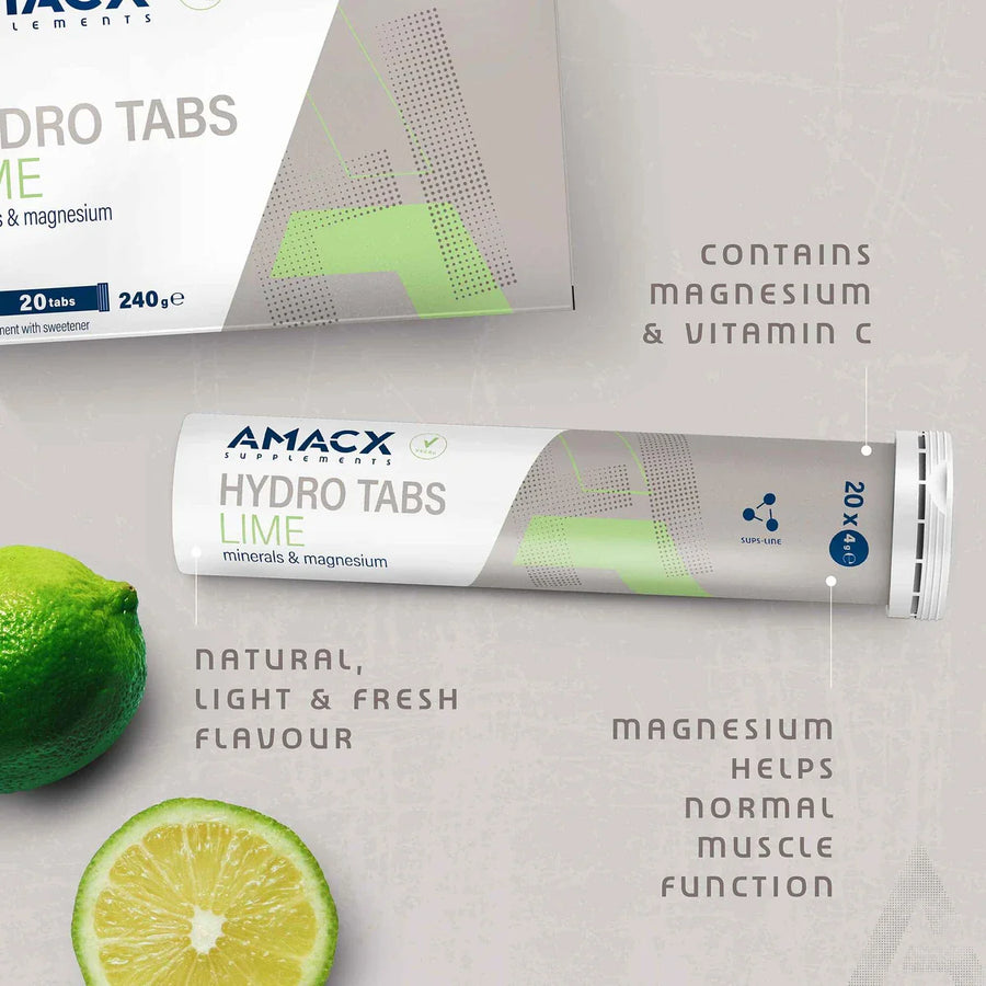 Pastillas Hidratación Amacx Hydro Tabs Lima Pack 3uds Transparente #3