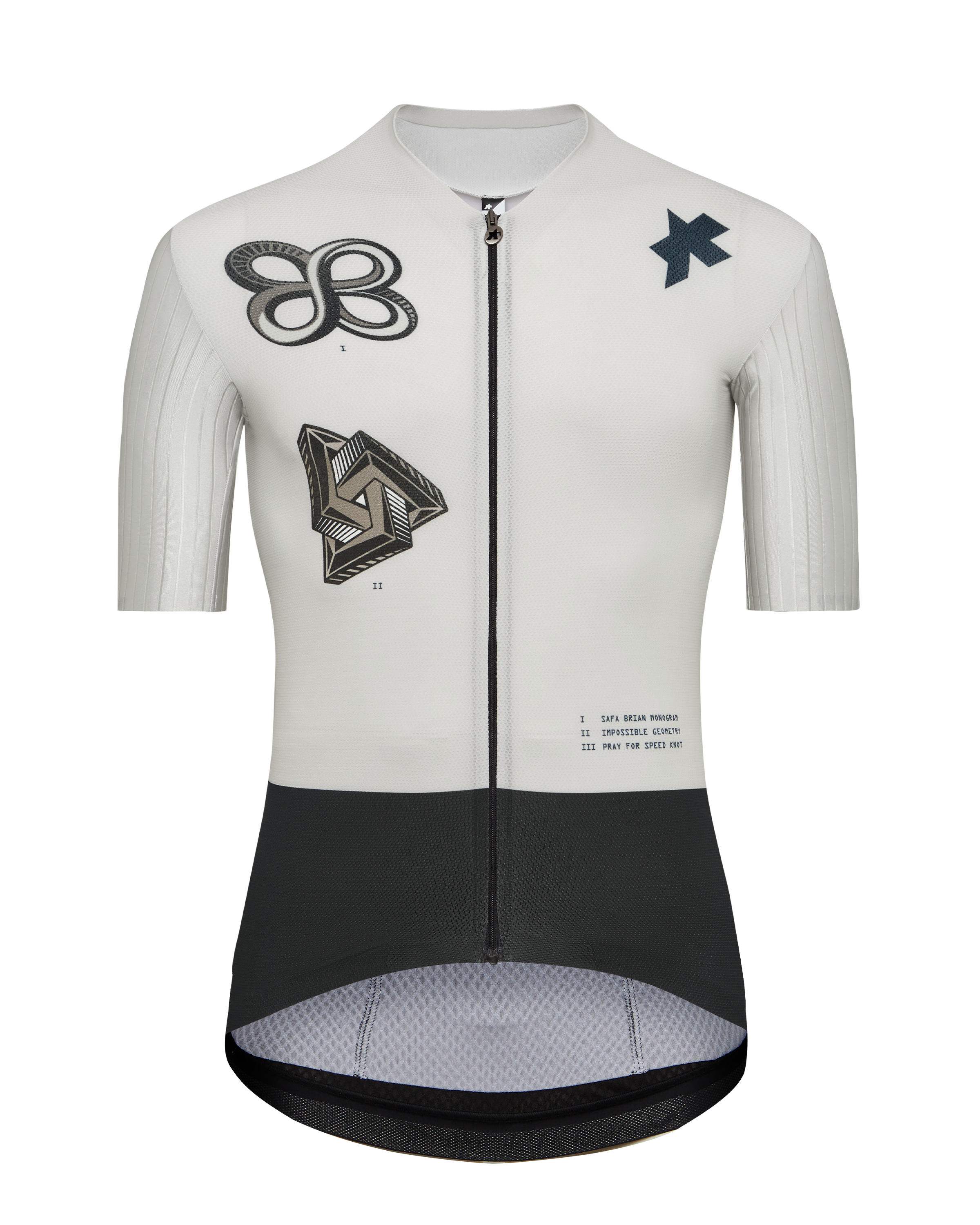 Maillot Manga Corta Assos Equipe RS S11 X Safa Brian Hombre Almond Milk