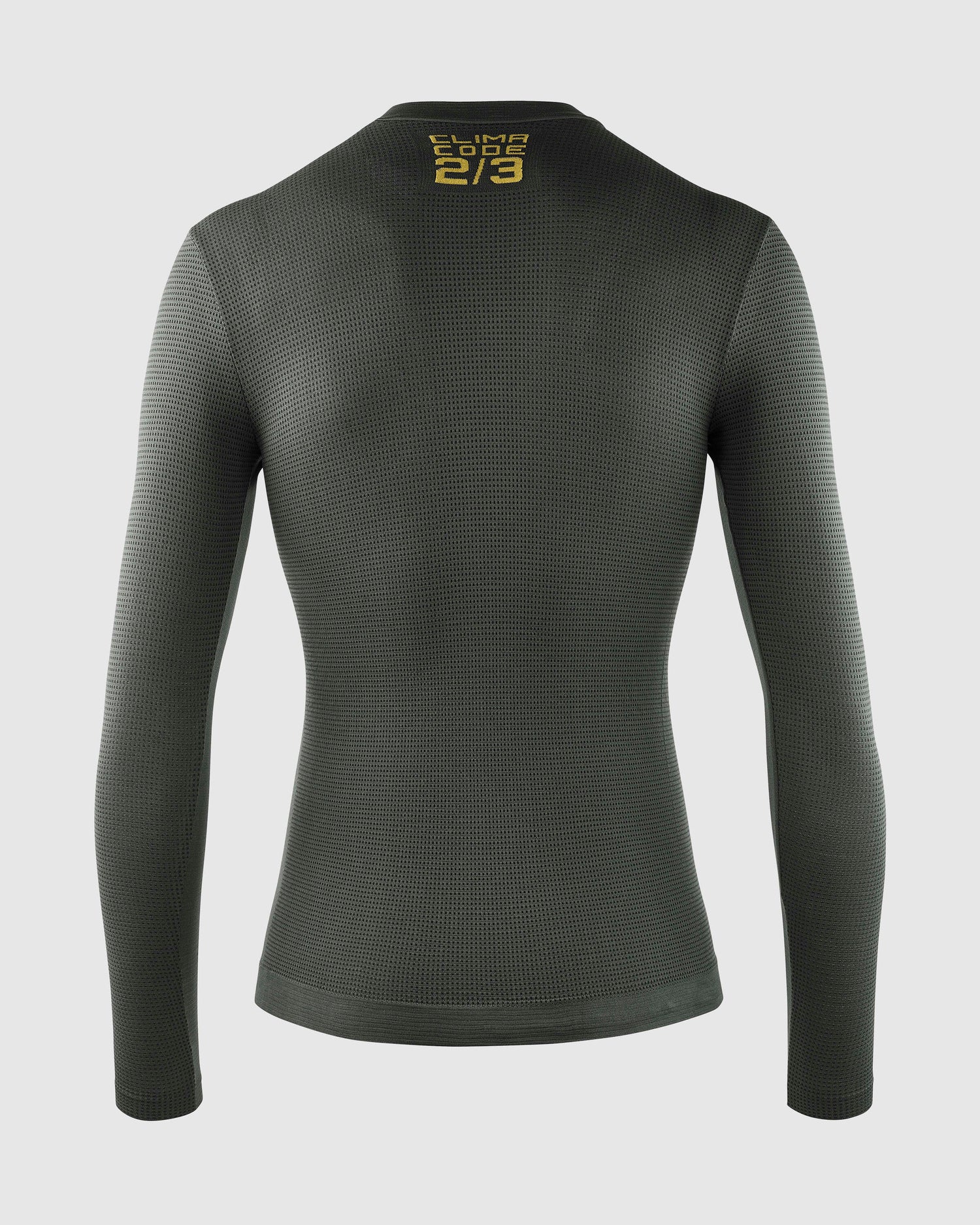Assos LS P1 Camiseta Interior Manga Larga Primavera/Otoño Anthracite Grey #2