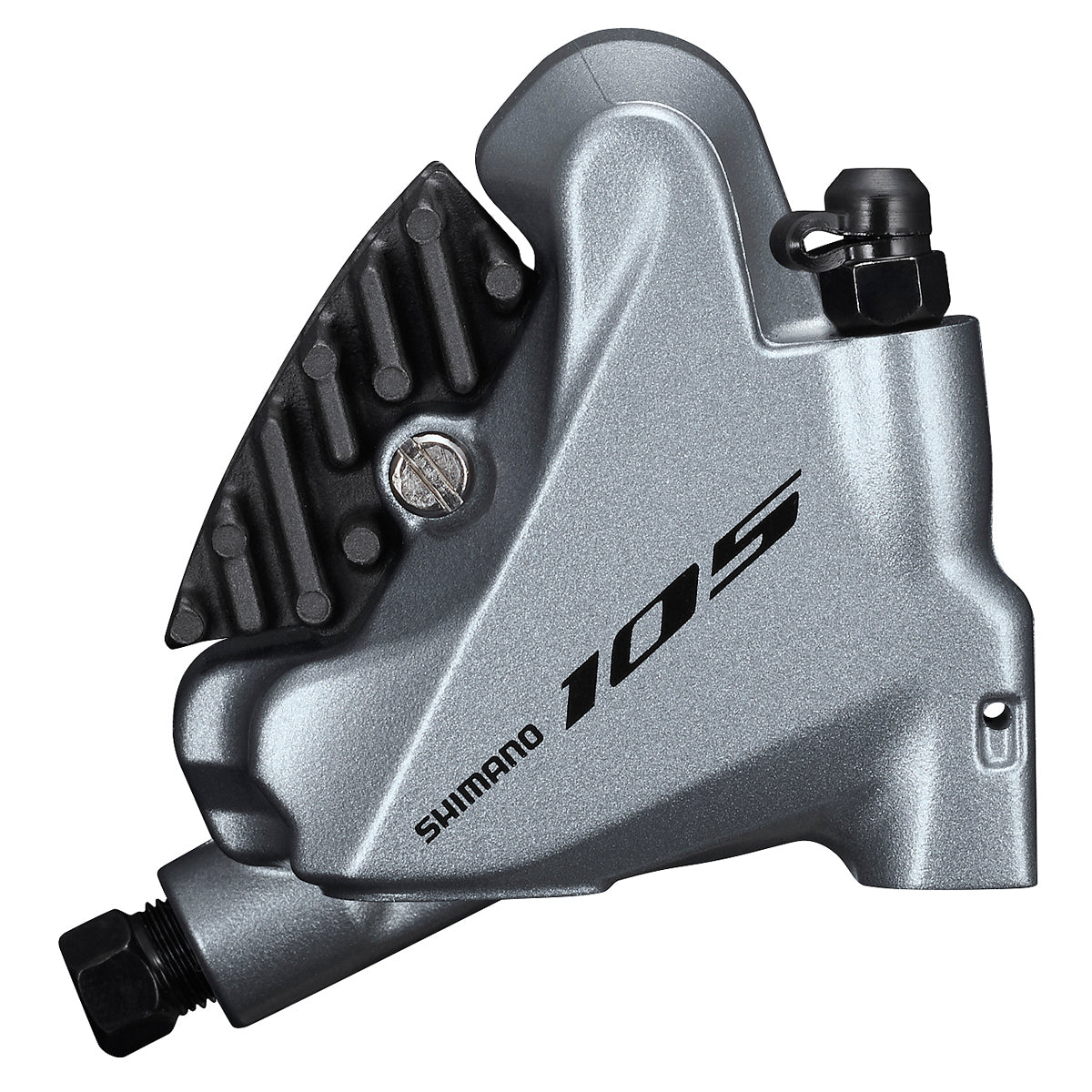 Pinza Freno Disco Hidráulico Shimano 105 BR-R7070-R 2 Pistones Flat Mount Trasera Plata