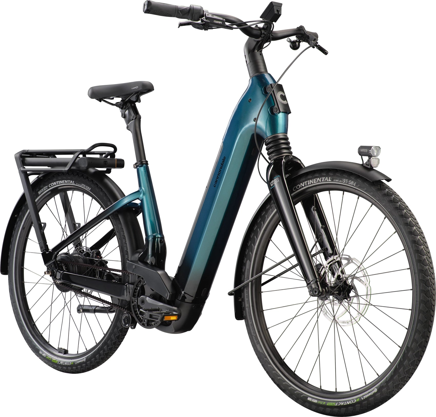 Bicicletas Electricas eUrbanas Mavaro Neo 1 Low Step-Thru Cannondale 2025 Deep Teal