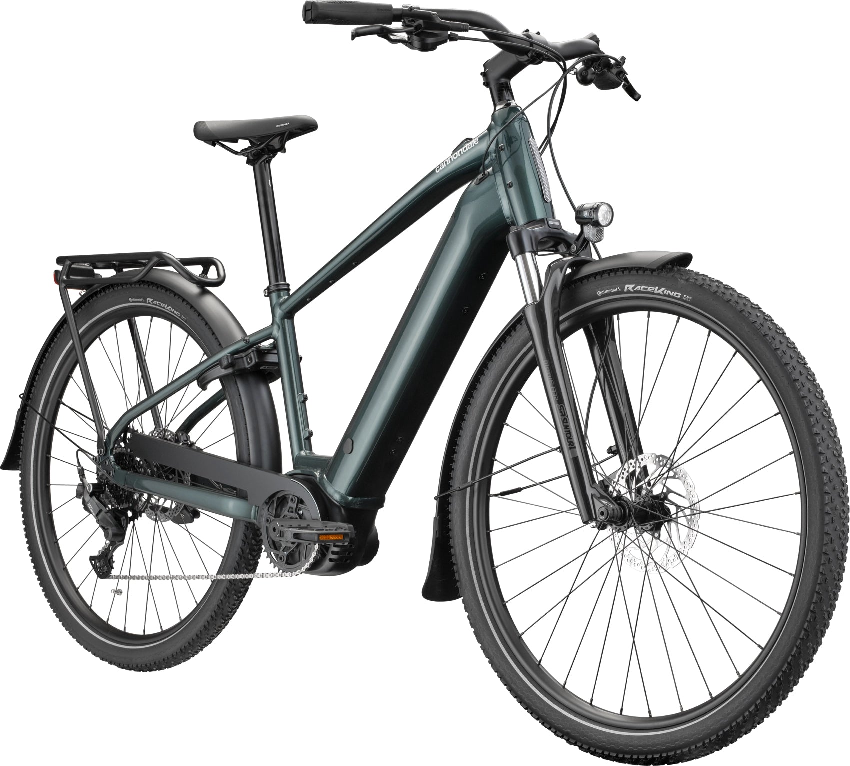 Bicicletas Electricas eUrbanas Tesoro 3+ Cannondale 2025 Gunmetal Green