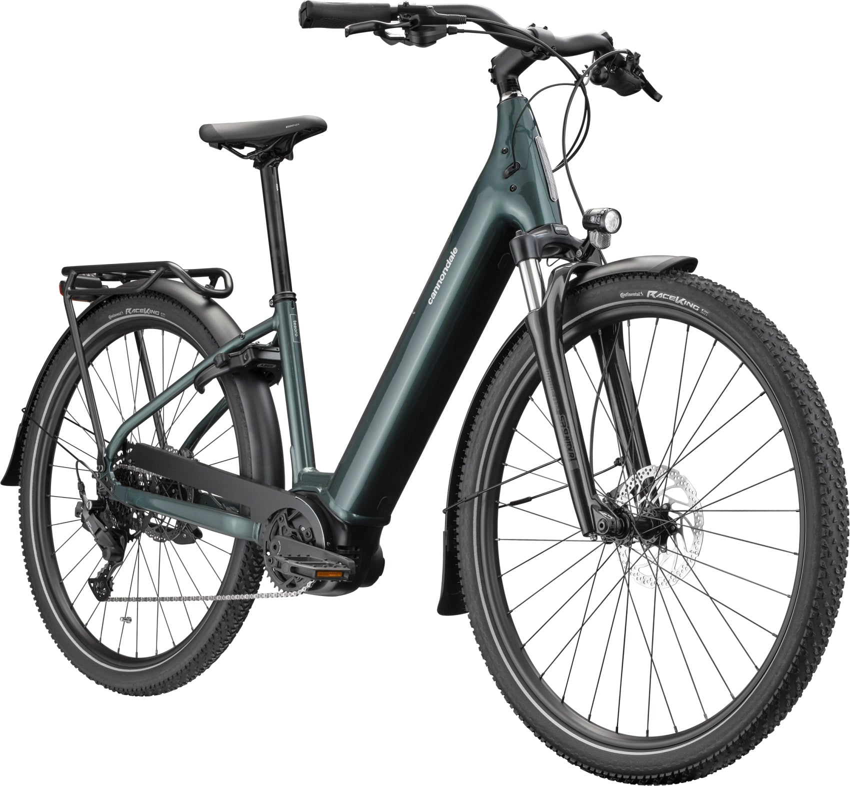 Bicicletas Electricas eUrbanas Tesoro 3+ Low Step-Thru Cannondale 2025 Gunmetal Green