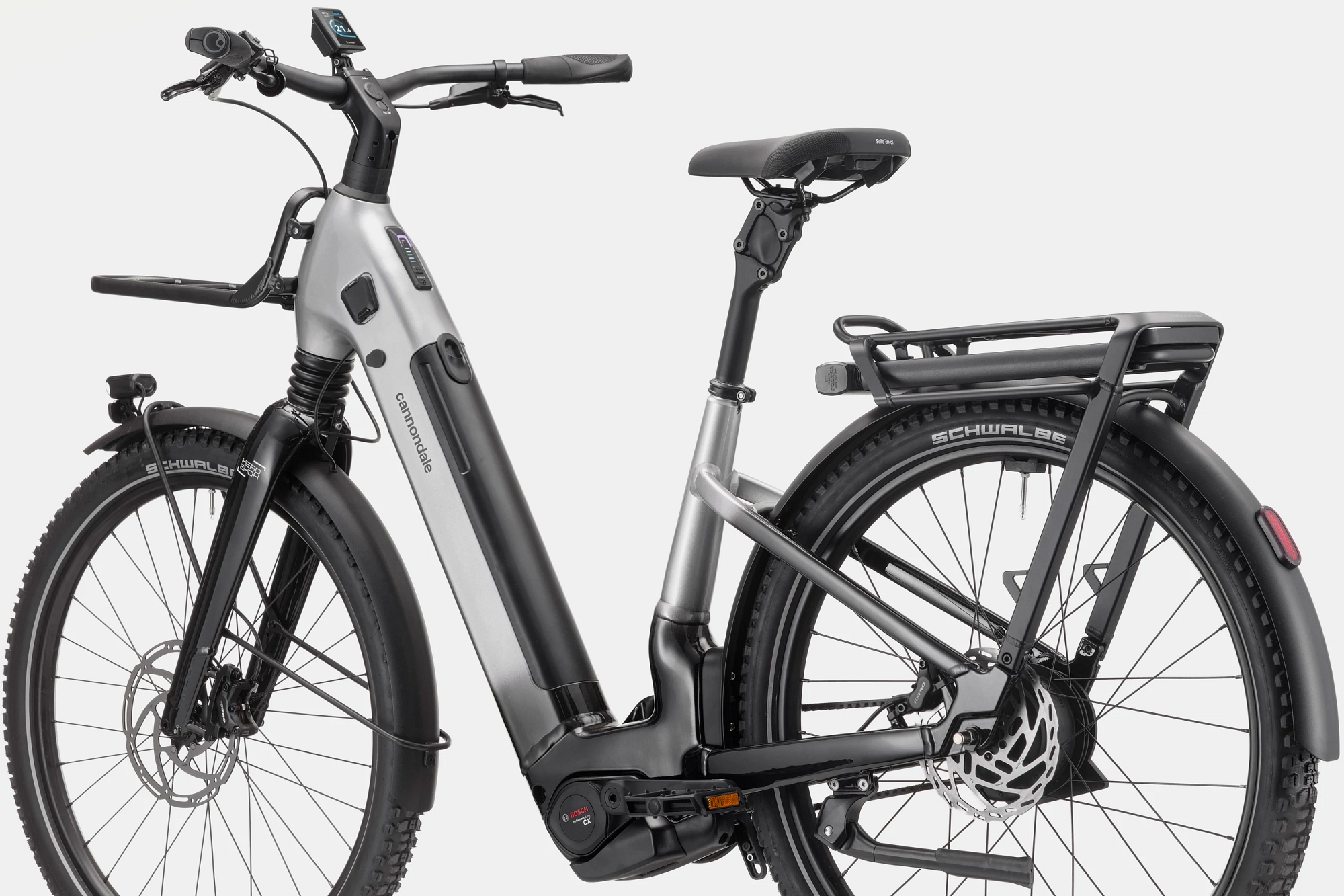 Cannondale Tesoro Automatiq Low StepThru HeadShok Mullet 2026 Silver #5