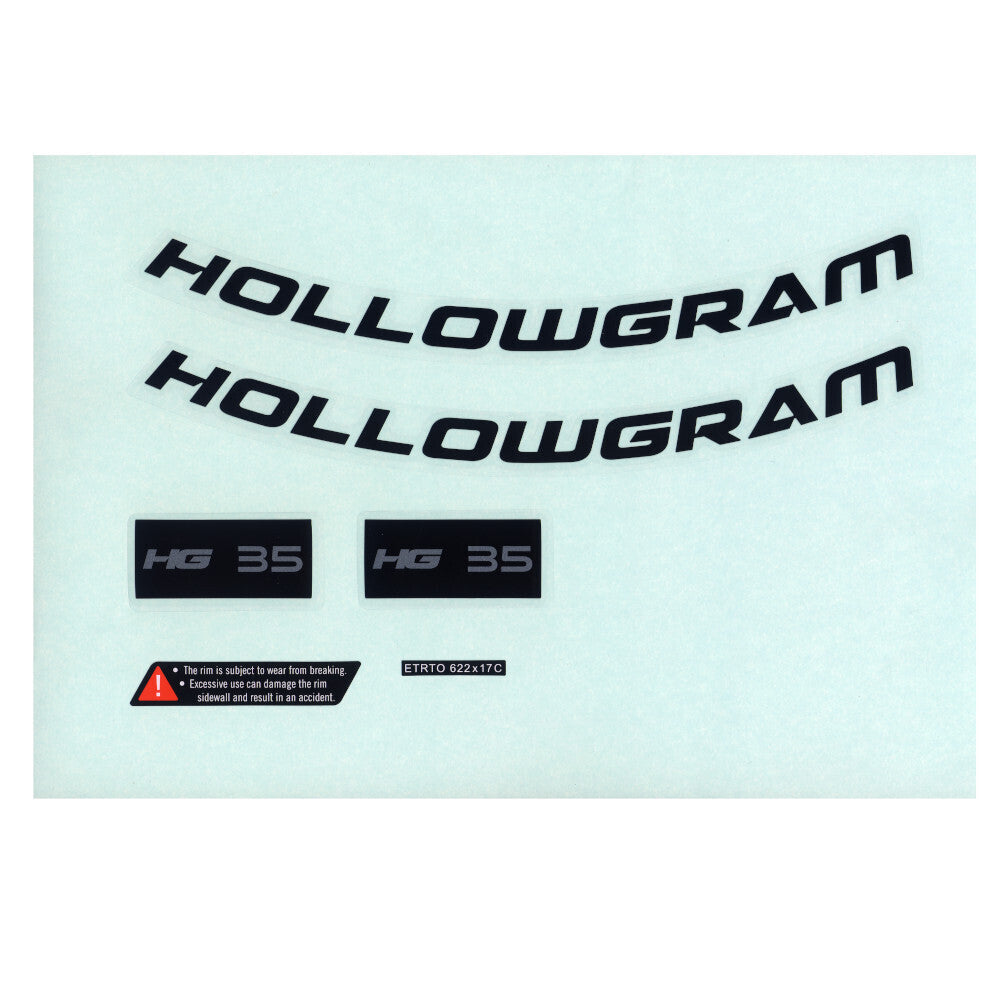 Kit CalcomanĂas Llantas Cannondale HG35 2021 Negro