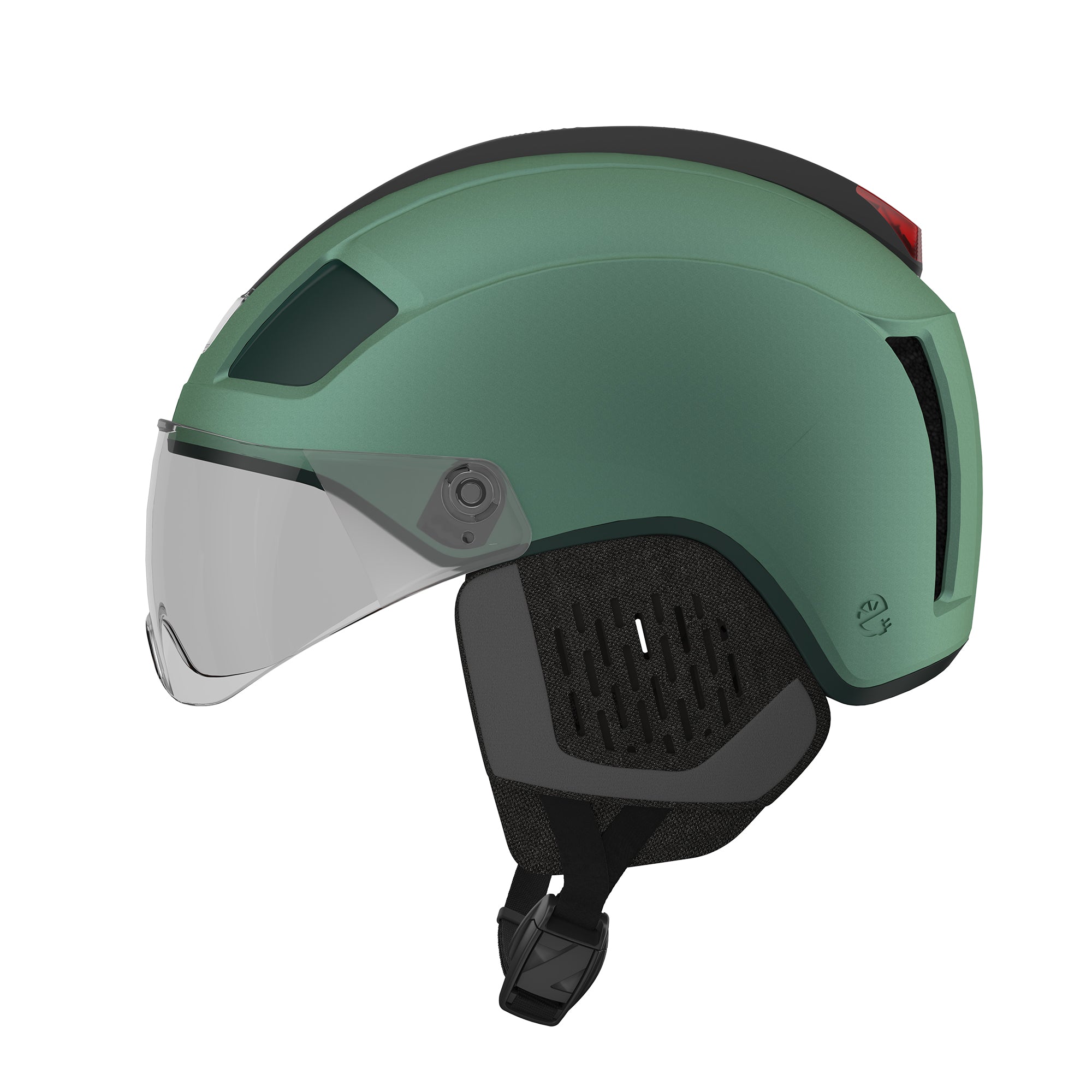 Casco Lazer Nova KC CE-CPSC-NTA LED/Kit Invierno Matte Green Emerald #4