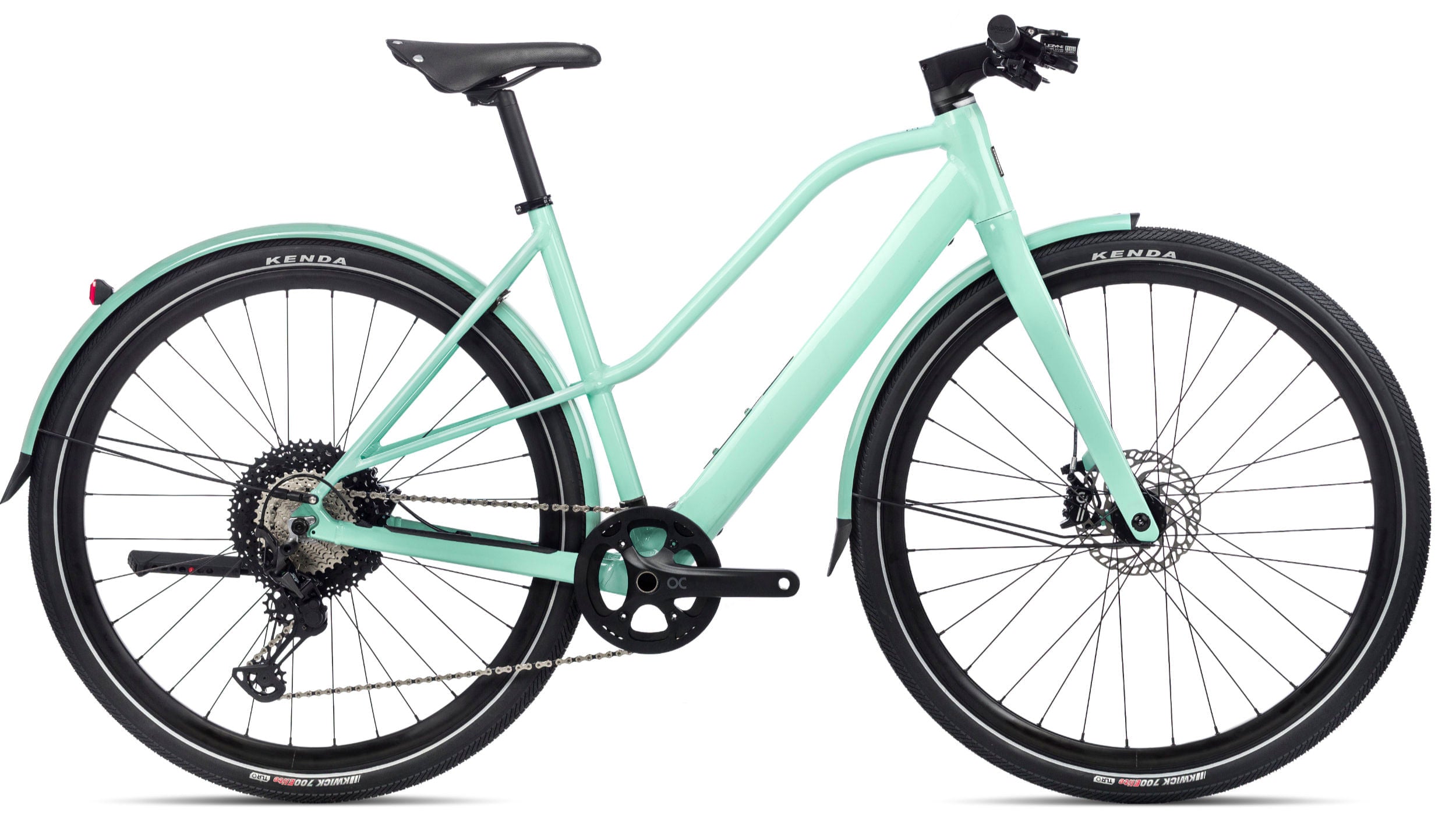 Bicicletas Electricas eUrbanas Orbea Vibe Mid H10 Mud 2023 Light Green Gloss
