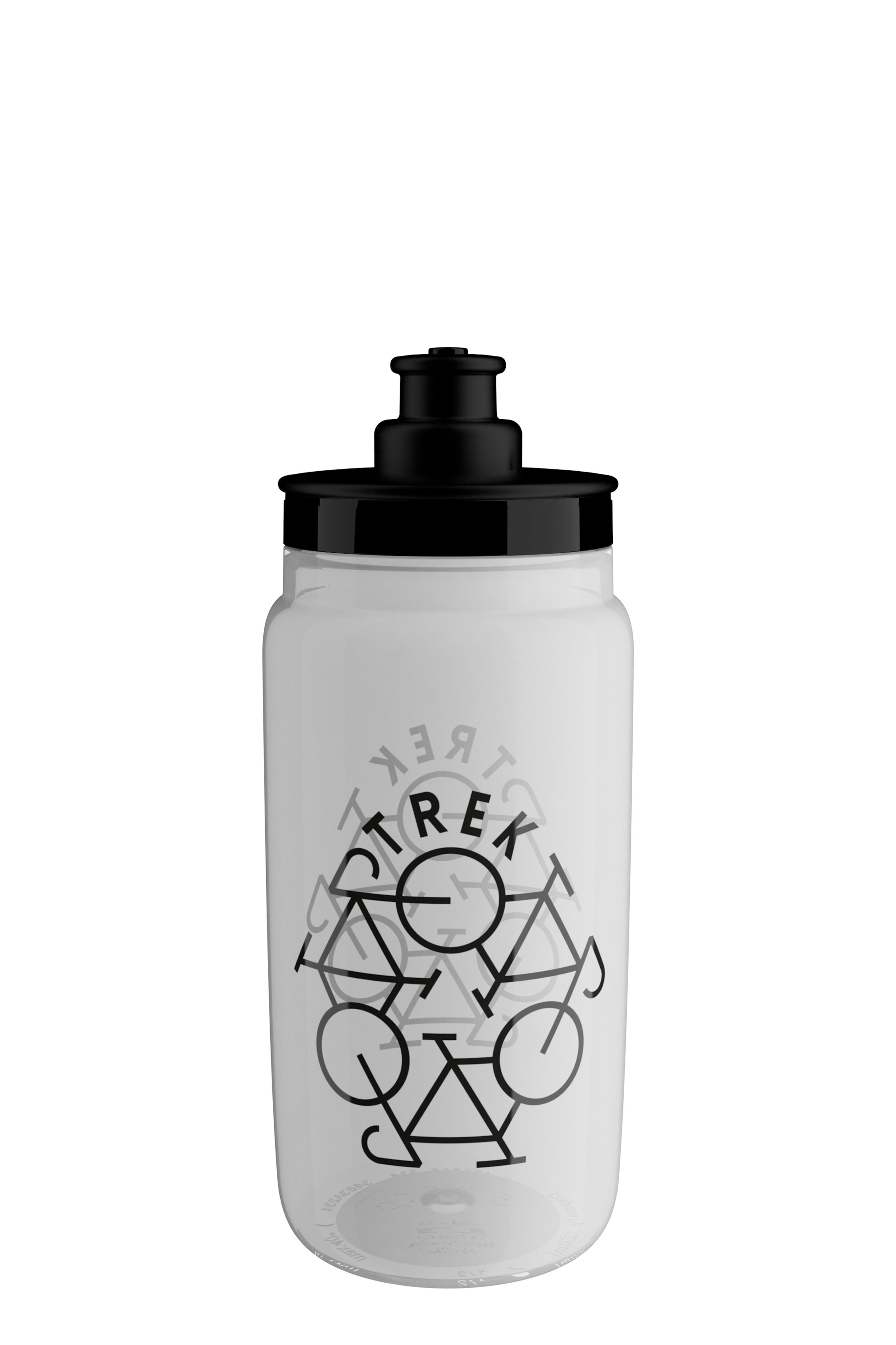 Bidón Trek Fly 550ml Clear/Black
