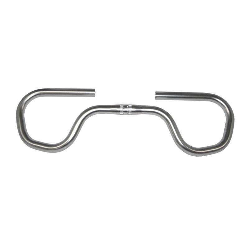 Manillar Ergotec Contest Lady 550mm Altura 33mm Aluminio Plata