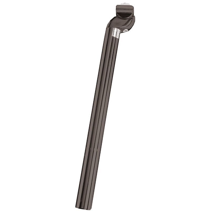 Tija Sillín Ergotec Patent CNC 27.2 mm 350mm 18mm Offset Aluminio Negro