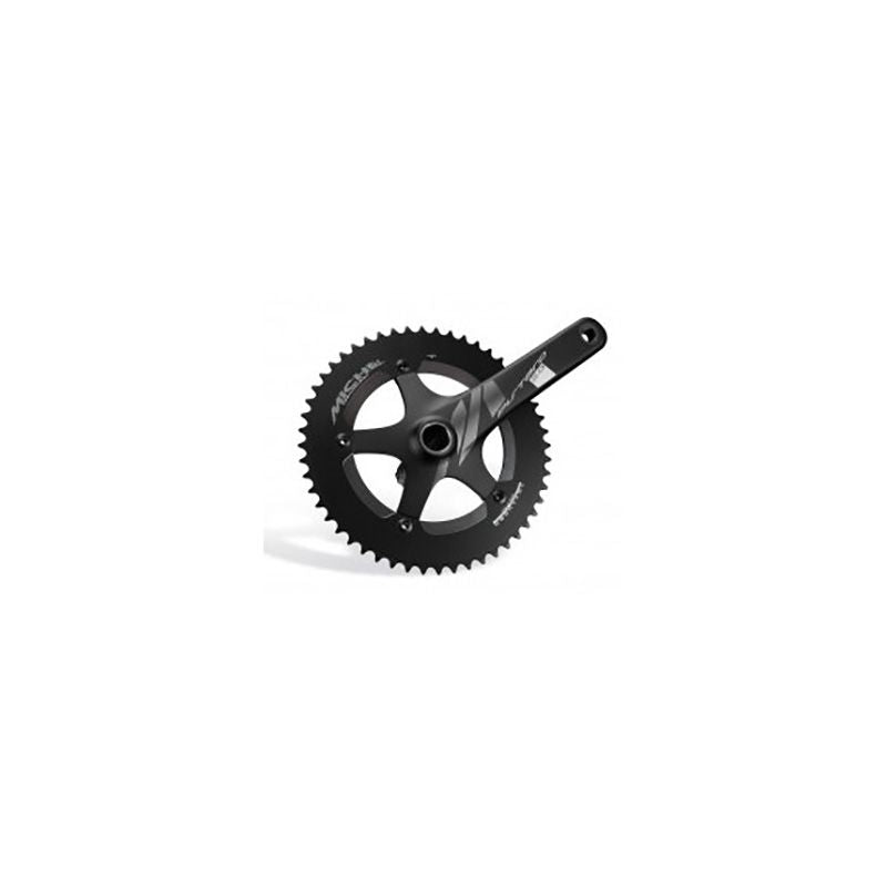 Juego Bielas/Plato Miche Pistard Air Bcd 144 52d 165mm Negro
