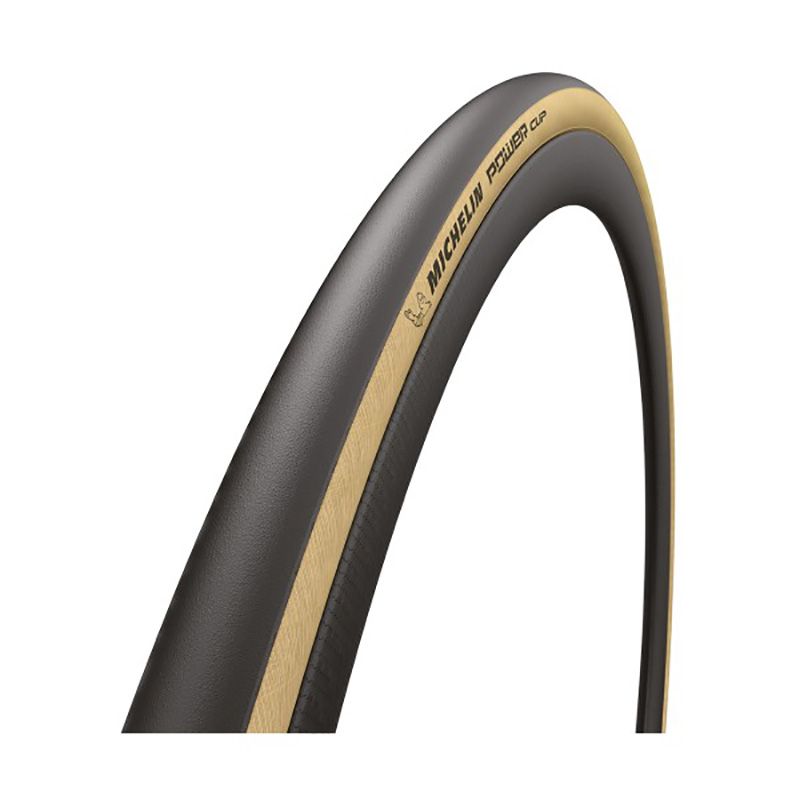 Cubierta Michelin Power Cup Competition Line Plegable Negro/Marrón