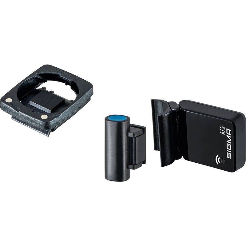 Kit Sigma CR2032 Ciclocomputador BC 5.0/8.0/10.0 Ats Inalambrico Soporte/Iman/Transmisor Negro