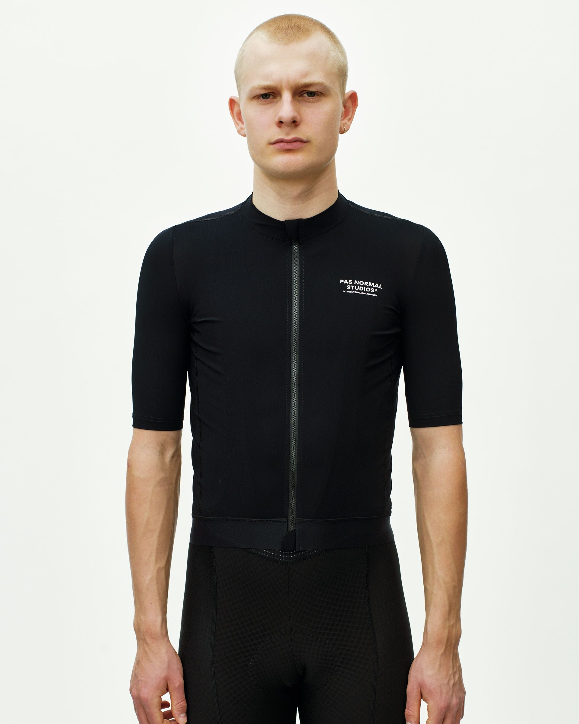 Maillot Manga Corta Pas Normal Studios Essential Hombre Light Black #3