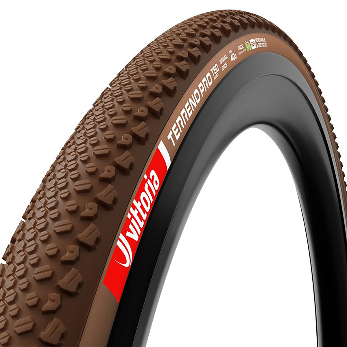 Cubierta Gravel Vittoria Terreno Pro T50 TLR Eco Marrón