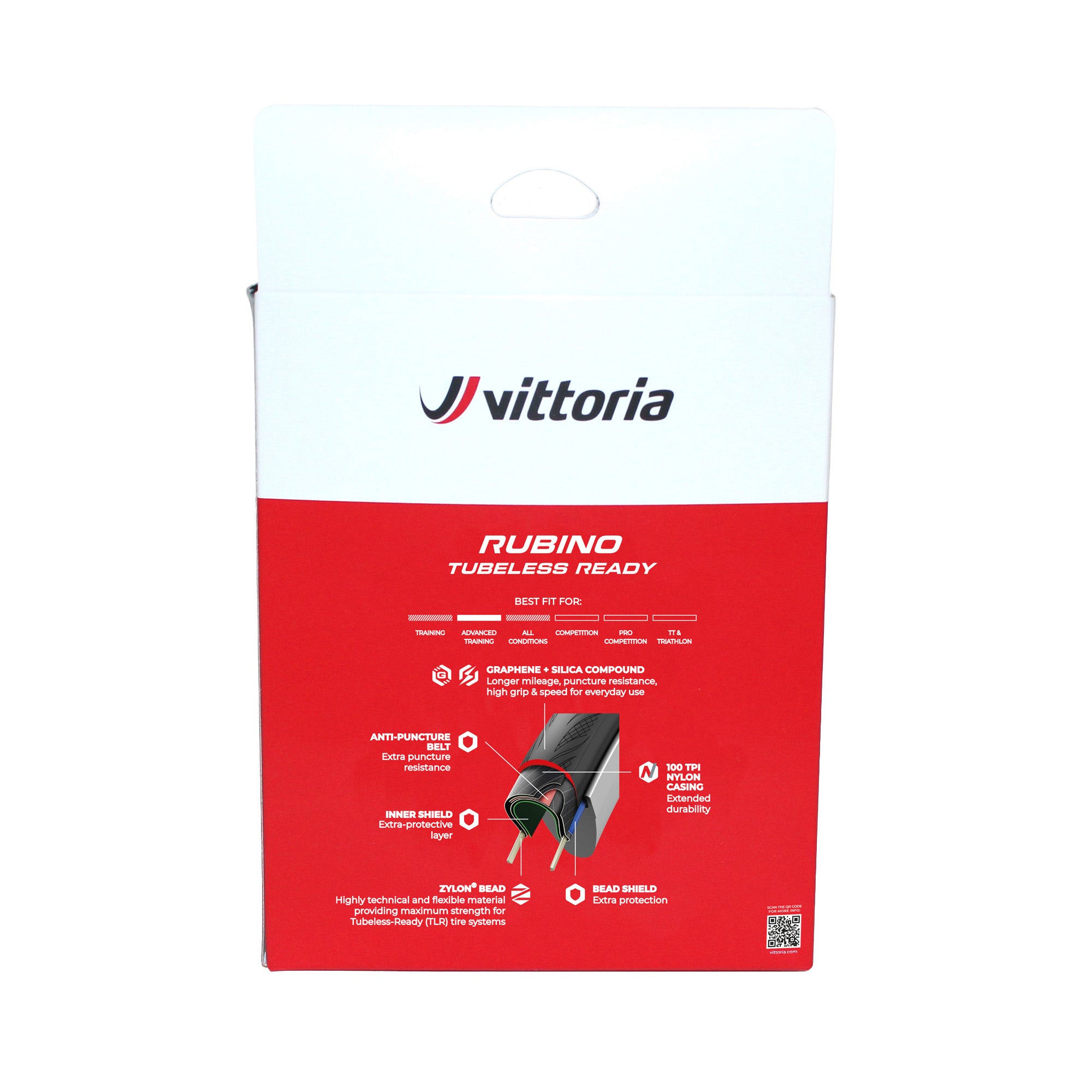 Pack 2 Cubiertas Vittoria Rubino V TP Sellante 80ml Negro #4