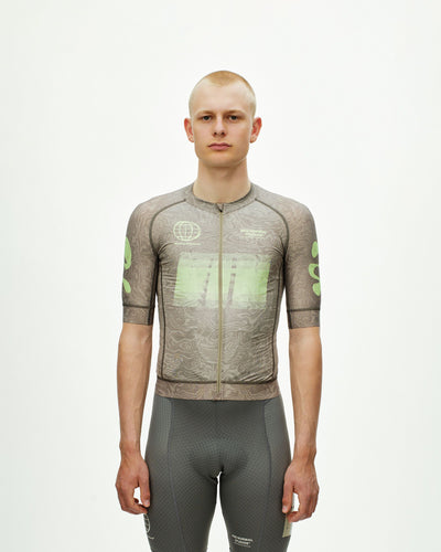Maillot Manga Corta Pas Normal Studios Mechanism Logo Hombre AOP RTN Earth #2