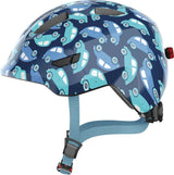 Abus Smiley 3.0 LED Kinderhelm Blue Car