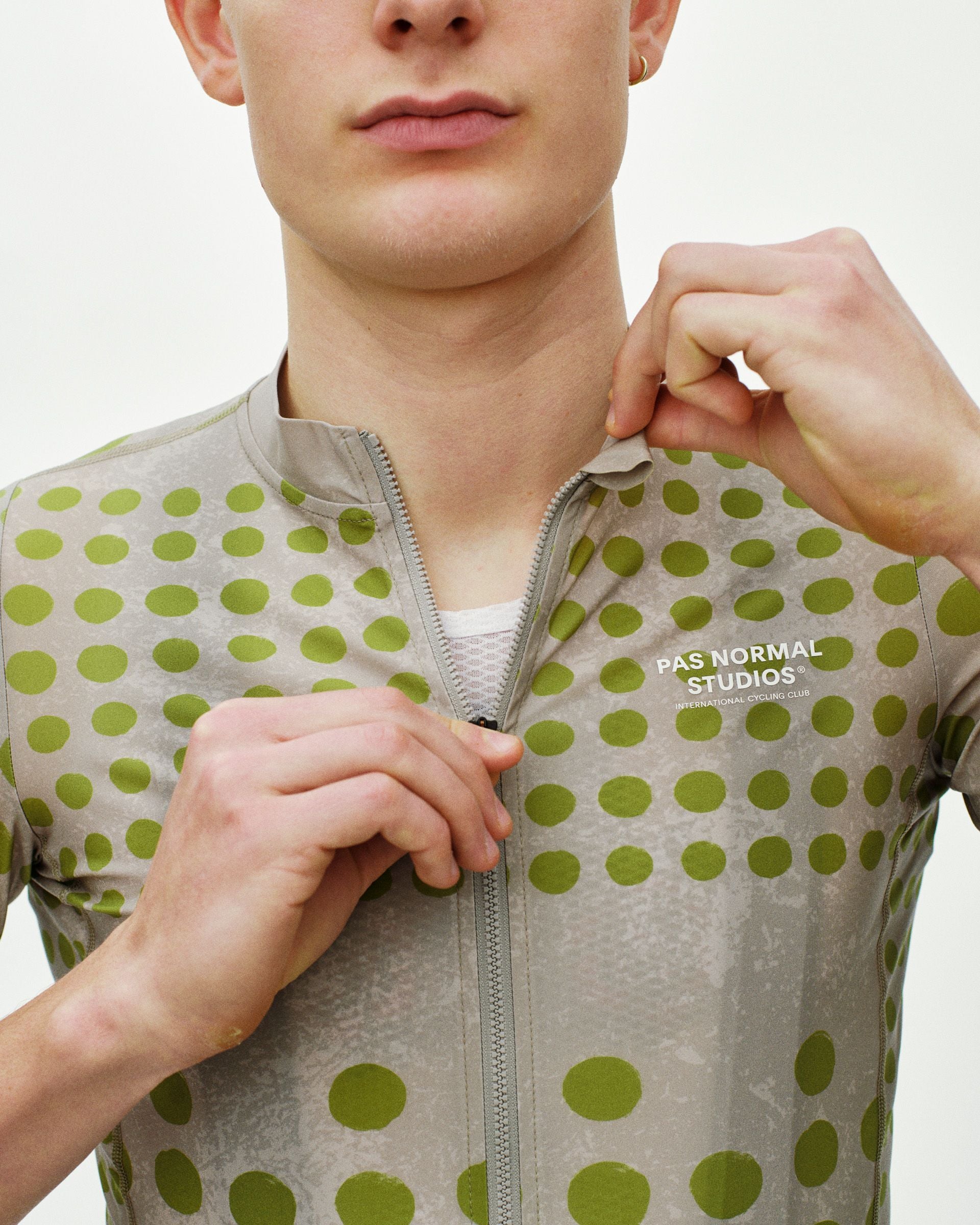 Maillot Manga Corta Pas Normal Studios Essential Hombre Dot Bone #6