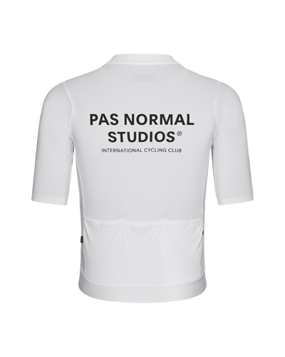 Maillot Manga Corta Pas Normal Studios Essential Hombre Blanco #4