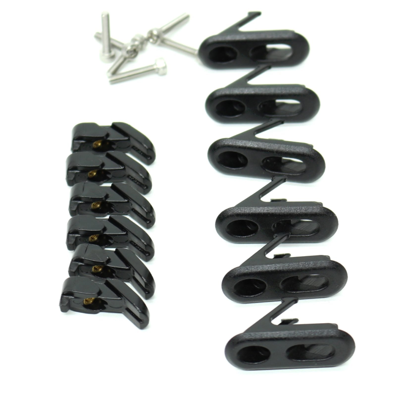 Guías Deslizantes Cannondale 2 Puertos Pack 6 Negro
