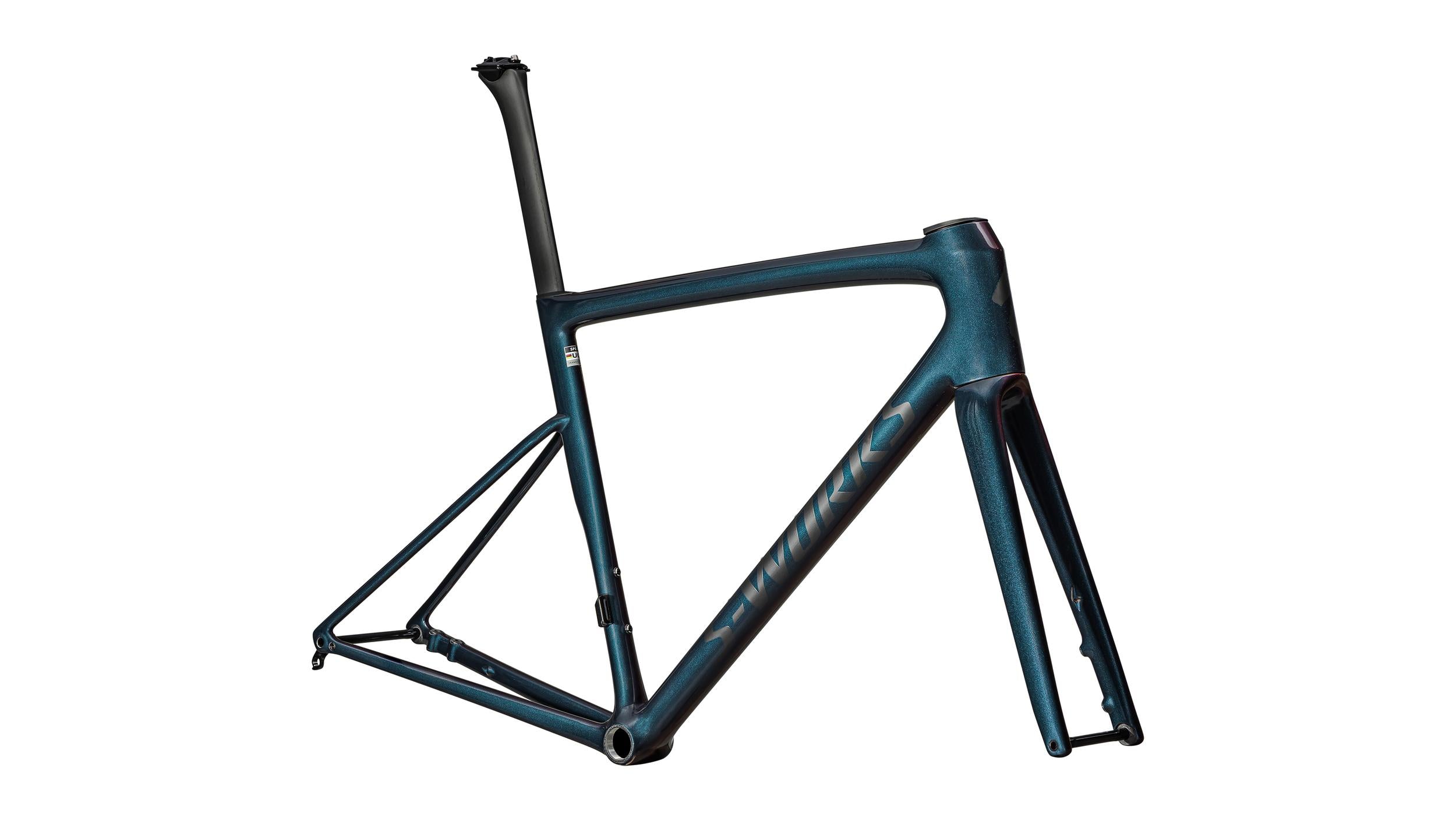 Cuadros Bicicleta Carretera S-Works Tarmac SL8 Cuadro Carretera Specialized 2025 Gloss Red To Black Pearl Over Deep Lake Metallic/Satin Metallic Obsidian
