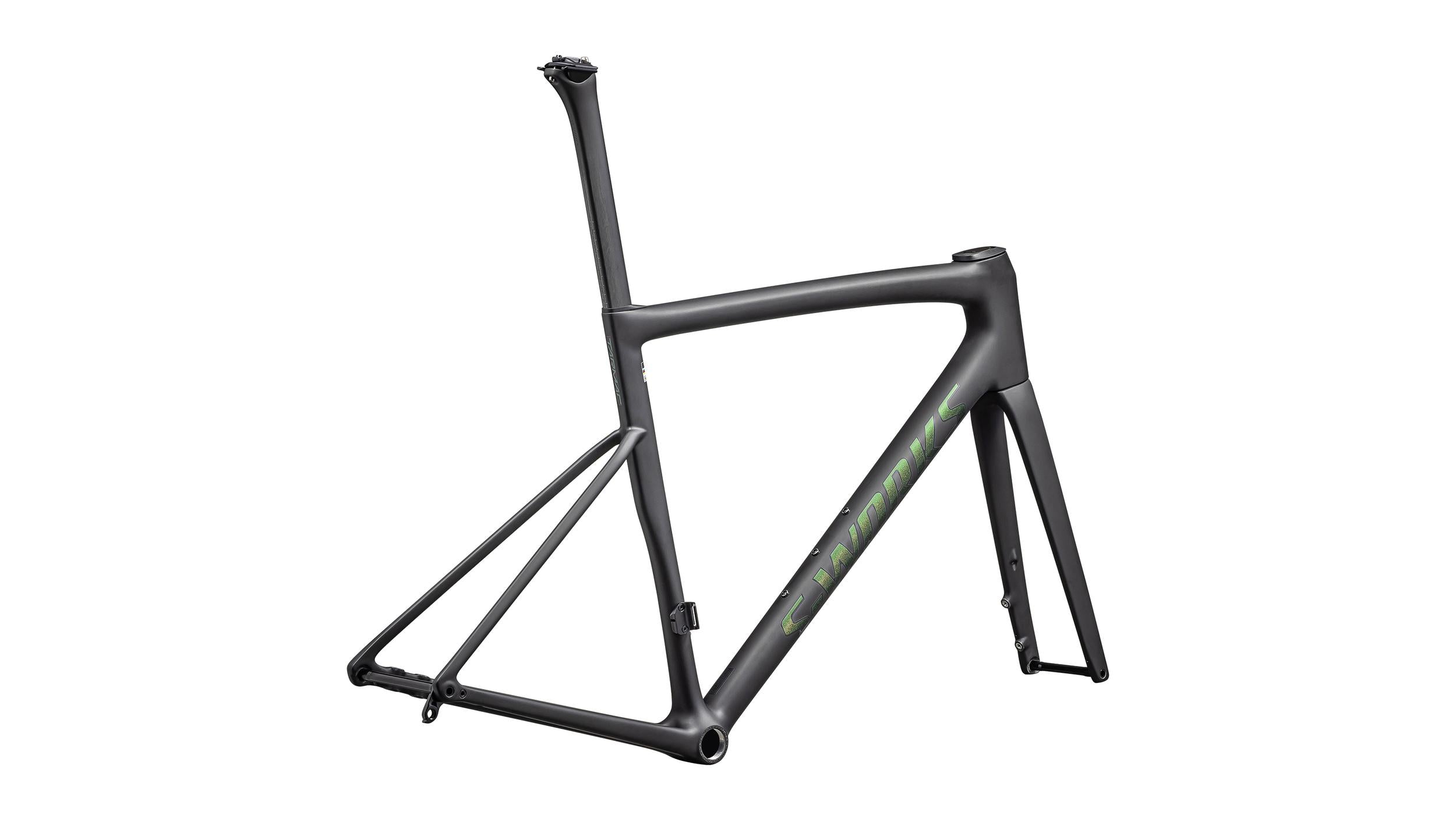 Cuadros Bicicleta Carretera S-Works Tarmac SL8 RTP Cuadro Carretera Specialized 2025 Satin Carbon Rtp/Silver To Green Pearl #3
