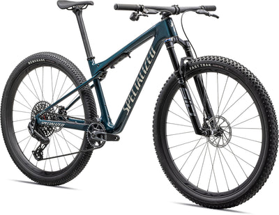 Bicicletas MTB XC Epic World Cup Pro Specialized 2024 Gloss Deep Lake Metallic/Chrome