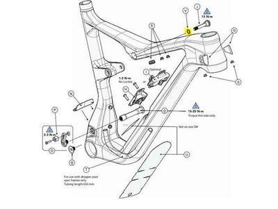Arandela Tornillo Amortiguador Scalpel Cannondale Gris #2