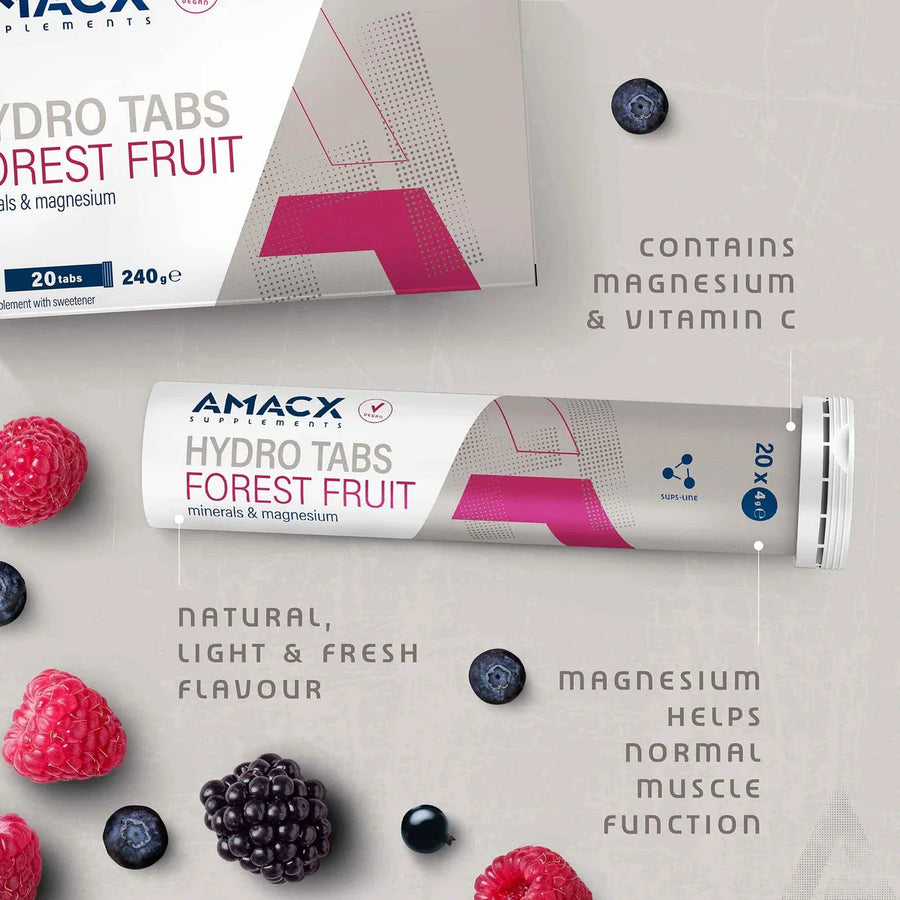 Pastillas Hidratación Amacx Hydro Tabs Frutos del Bosque Pack 3uds Transparente #3