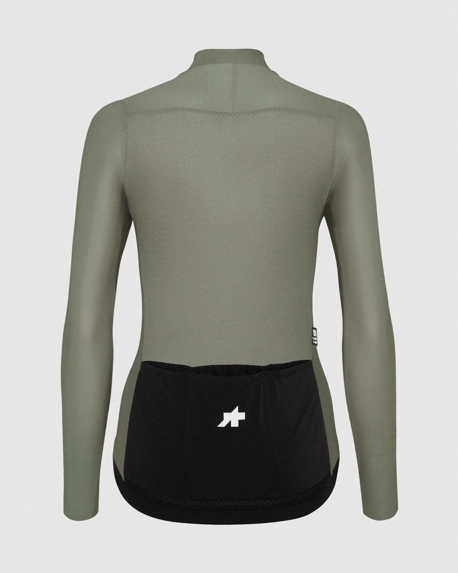 Maillot Manga Larga Assos Uma GT S11 Mujer Evo Edge Green #2