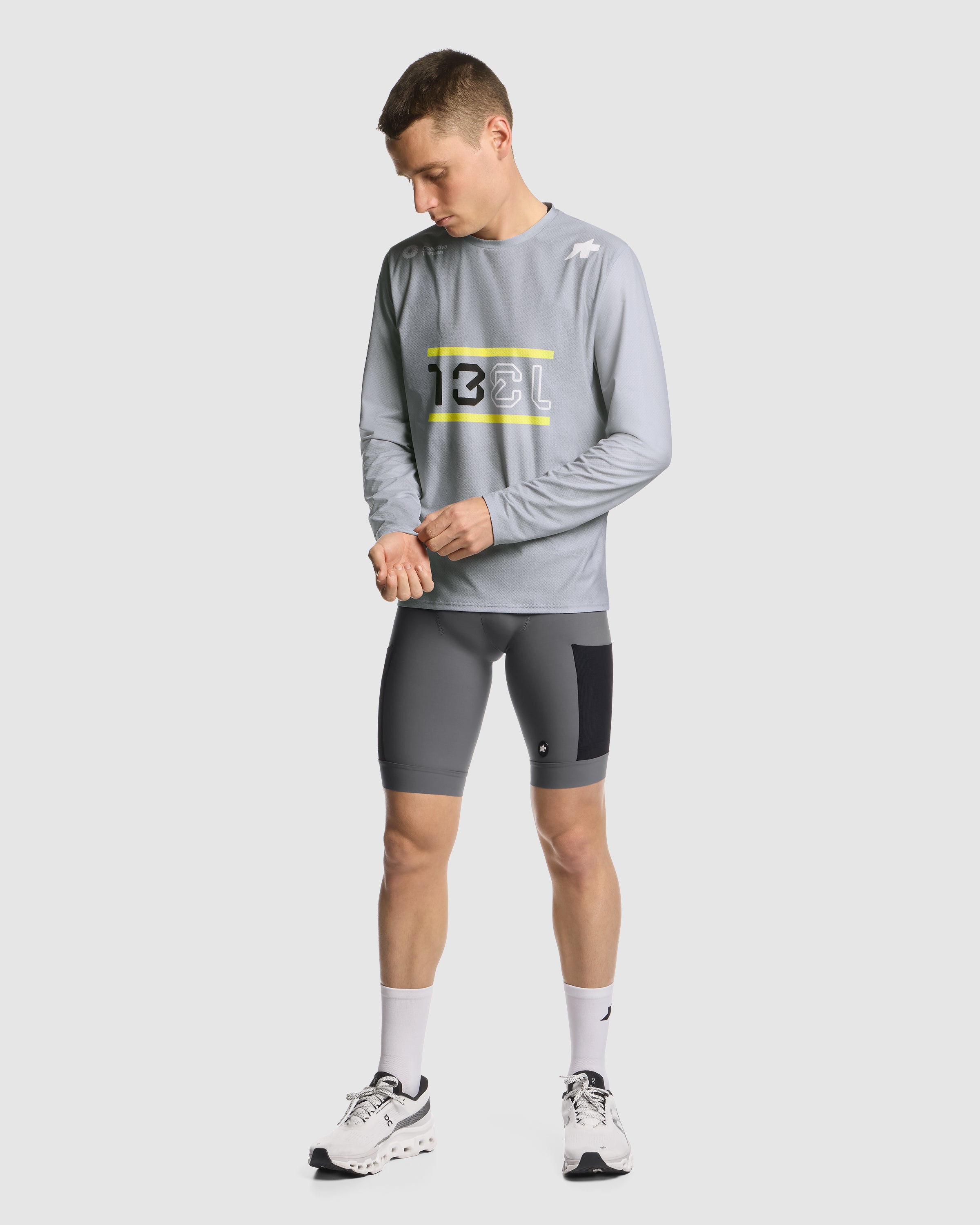 Maillot Manga Larga Assos Tactica Collective 13 LS S11 Unisex Collective Grey #5
