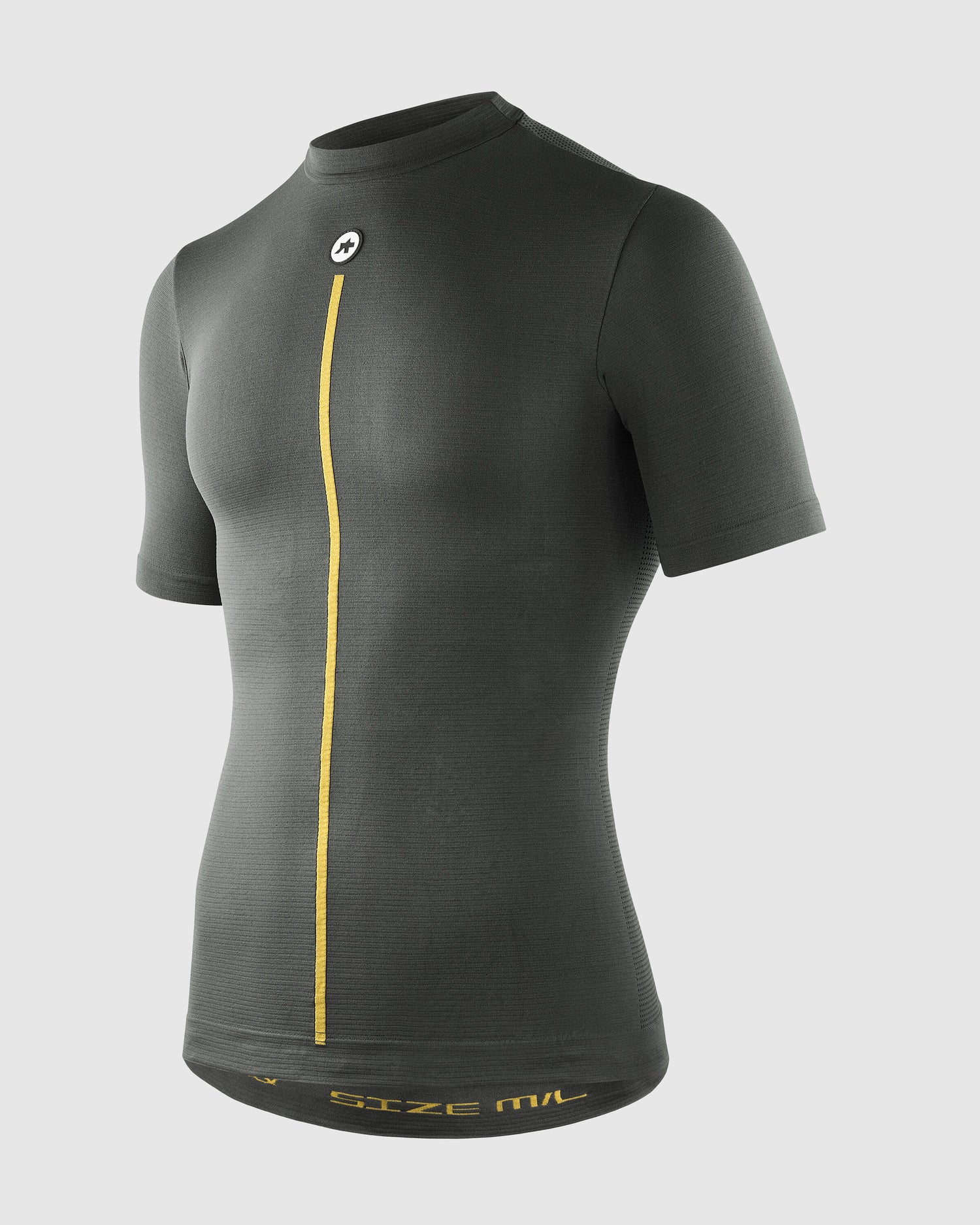 Assos SS P1 Camiseta Interior Primavera/Otoño Anthracite Grey #4