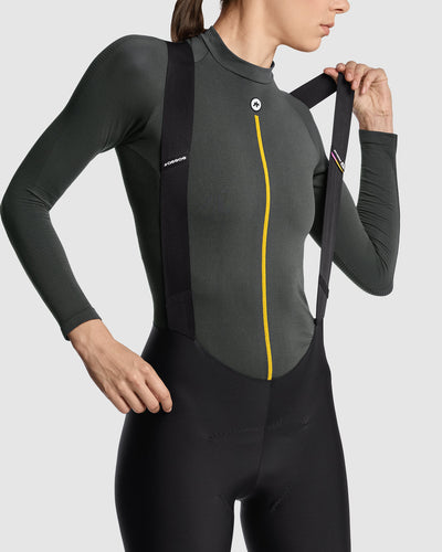 Assos P1 Camiseta Interior Manga Larga Primavera/Otoño Mujer Anthracite Grey #7