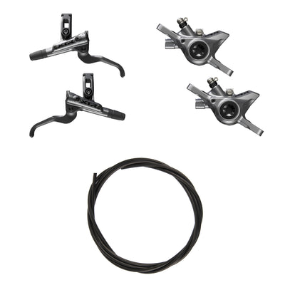Kit Upgrade Freno Shimano XTR BR-M9200/BL-M9200 Metal Sin Aletas Sin Adaptador Latiguillo 1000/1700mm Negro #3