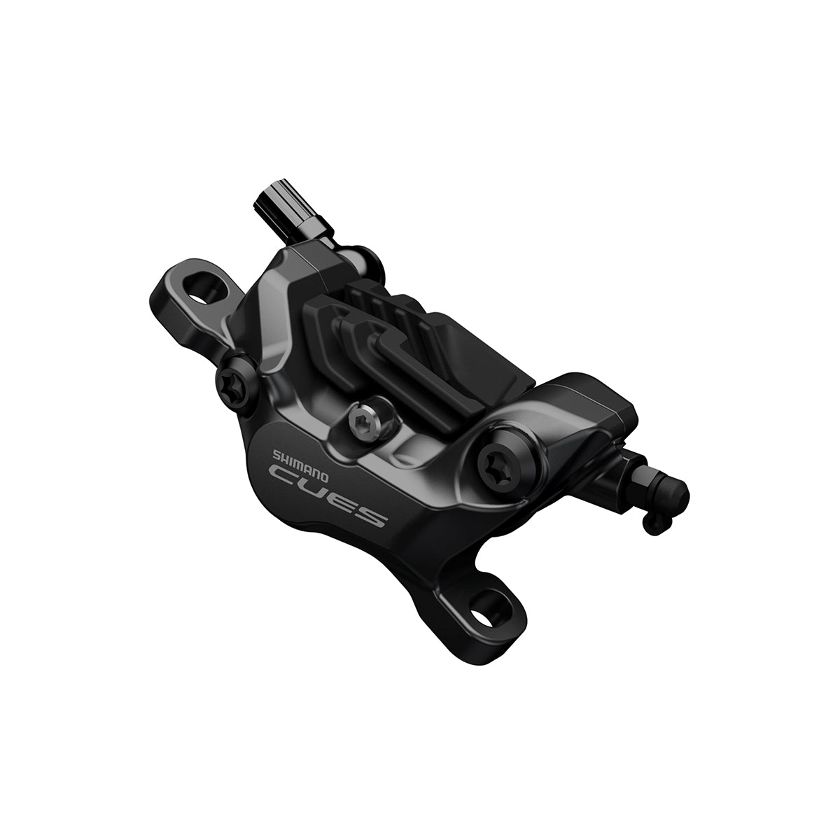 Pinza Freno Disco Hidráulico Shimano Cues BR-U8020 4 Pistones Post Mount Negro