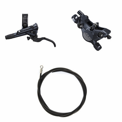 Kit Freno Disco Hidráulico Shimano SLX BR-M7100/BL-M7100 Delantero/Izquierdo Resina Sin Aletas/Adaptador Latiguillo 1000mm Negro #2