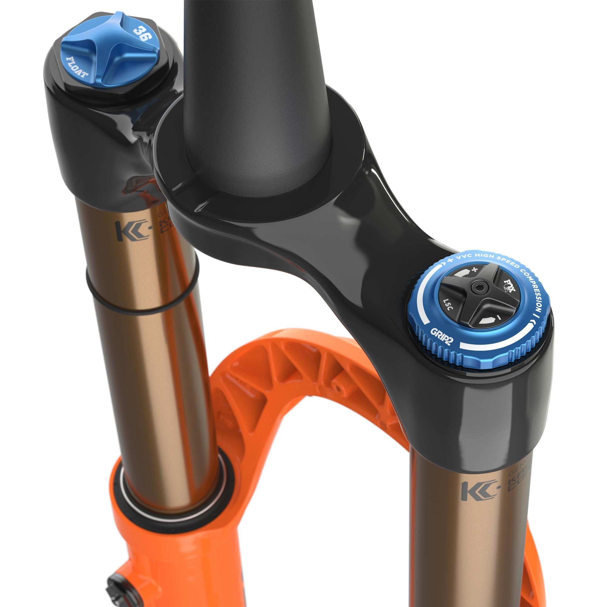 Horquilla Fox 36 K 29 160 Factory Grip2 44mm QR110 Naranja #3