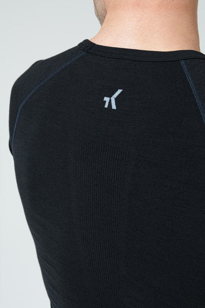 Camiseta Interior Manga Corta Winter Merino Gobik Hombre Coal #6