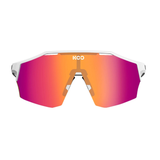 Koo Alibi Sunglasses White Matt/Fuchsia