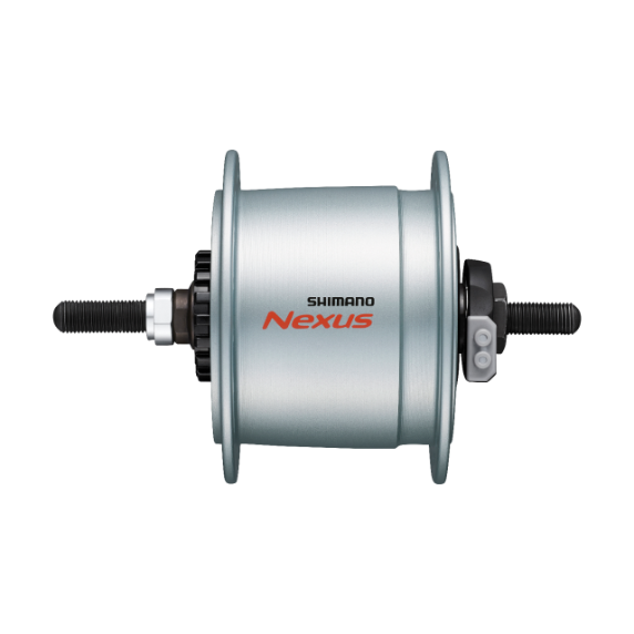 Buje Dinamo Shimano DH-C6000 6V/3.0W Freno Rodillo 100/36 Plata