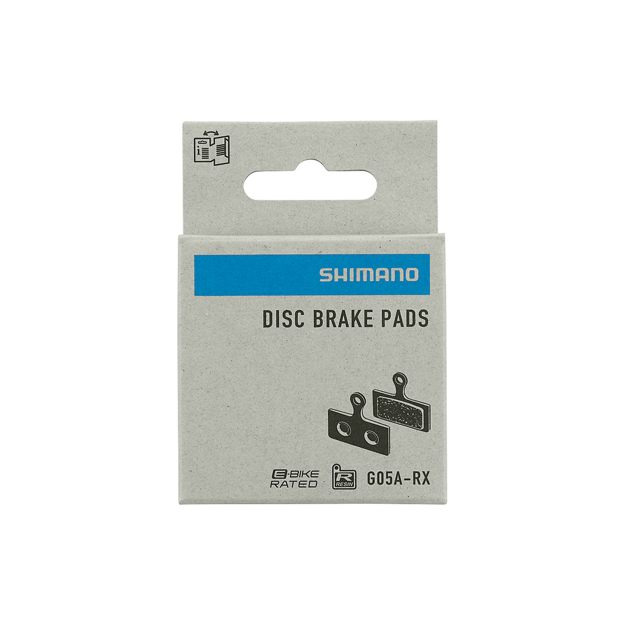 Pastillas Freno Resina Shimano G05A-RX Spring w/Split Pin #3