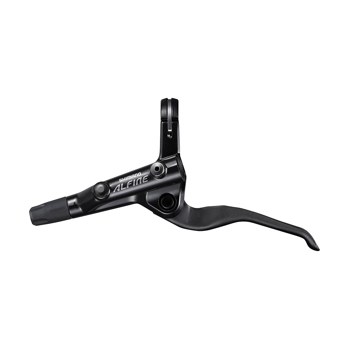 Kit Freno Disco Hidráulico Shimano Alfine BR-S7000/BL-S7000 Delantero/Izquierdo Resina Sin Aletas/Adaptador Latiguillo 1000mm Negro