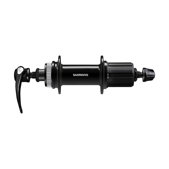 Buje Trasero Shimano FH-QC400-HM-B Freno Disco Center Lock 8/11v 141/36 Negro