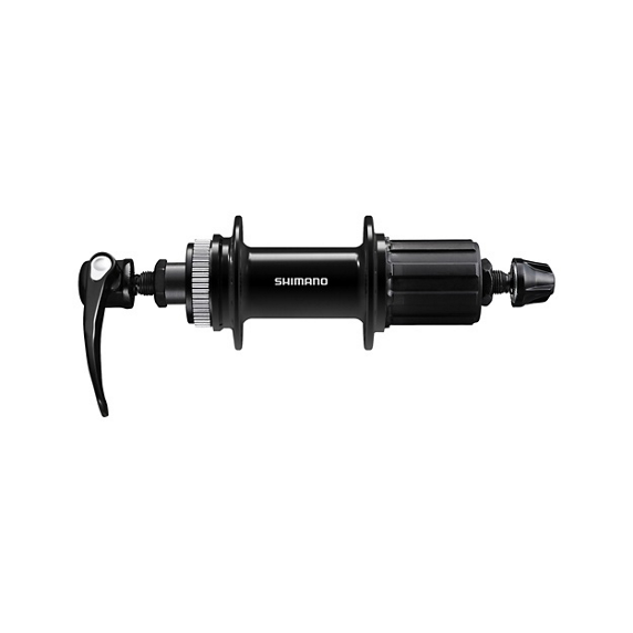 Buje Trasero Shimano FH-QC400-HM Freno Disco Center Lock 8/11v 135/36 Negro